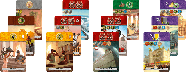 Figure 2 for Learning to Play 7 Wonders Duel Without Human Supervision