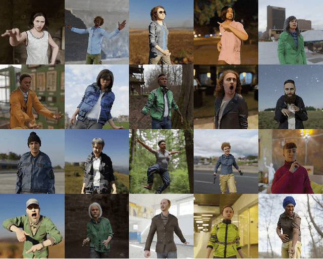 Figure 4 for Procedural Humans for Computer Vision