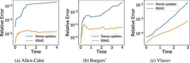 Figure 4 for Randomized Sparse Neural Galerkin Schemes for Solving Evolution Equations with Deep Networks