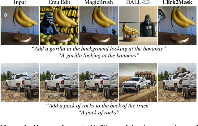 Figure 1 for Click2Mask: Local Editing with Dynamic Mask Generation