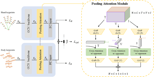 Figure 3 for Body-Hand Modality Expertized Networks with Cross-attention for Fine-grained Skeleton Action Recognition