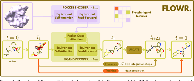 Figure 2 for FLOWR: Flow Matching for Structure-Aware De Novo, Interaction- and Fragment-Based Ligand Generation