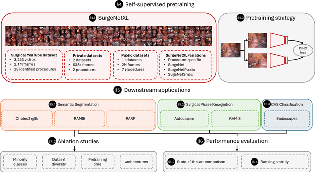 Figure 3 for Scaling up self-supervised learning for improved surgical foundation models