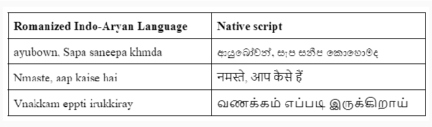 Figure 1 for IndoNLP 2025: Shared Task on Real-Time Reverse Transliteration for Romanized Indo-Aryan languages