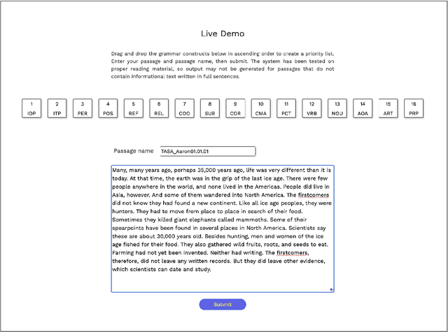 Figure 3 for AGReE: A system for generating Automated Grammar Reading Exercises