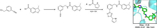 Figure 4 for SynFlowNet: Towards Molecule Design with Guaranteed Synthesis Pathways