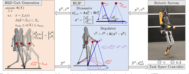 Figure 2 for Dynamic Walking on Highly Underactuated Point Foot Humanoids: Closing the Loop between HZD and HLIP