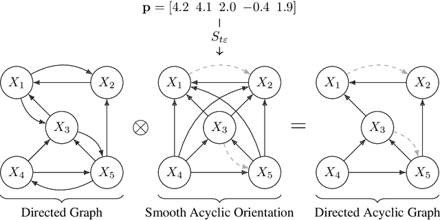 Figure 1 for Constraint-Free Structure Learning with Smooth Acyclic Orientations