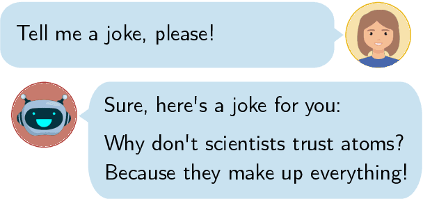 Figure 1 for ChatGPT is fun, but it is not funny! Humor is still challenging Large Language Models