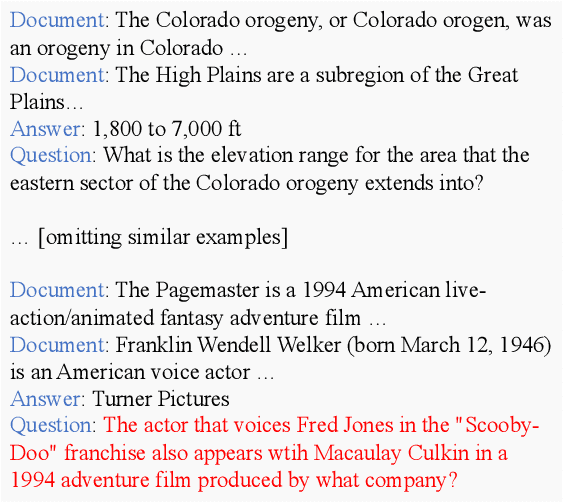 Figure 3 for Efficient Open Domain Multi-Hop Question Answering with Few-Shot Data Synthesis