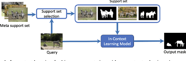 Figure 1 for Flexible visual prompts for in-context learning in computer vision