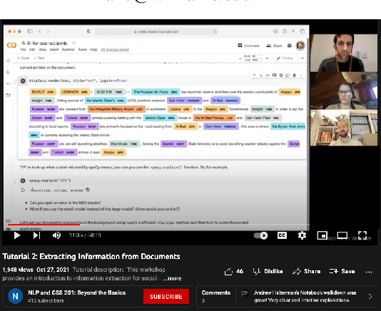 Figure 1 for Democratizing Machine Learning for Interdisciplinary Scholars: Report on Organizing the NLP+CSS Online Tutorial Series