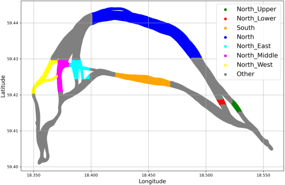 Figure 4 for Spatial Clustering Approach for Vessel Path Identification