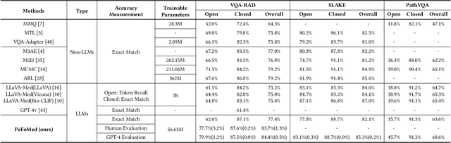 Figure 4 for PeFoMed: Parameter Efficient Fine-tuning on Multimodal Large Language Models for Medical Visual Question Answering
