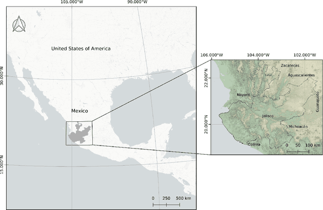 Figure 1 for Jalisco's multiclass land cover analysis and classification using a novel lightweight convnet with real-world multispectral and relief data