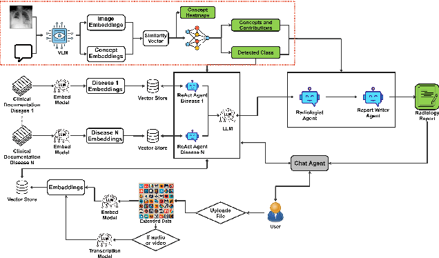 Figure 1 for CBM-RAG: Demonstrating Enhanced Interpretability in Radiology Report Generation with Multi-Agent RAG and Concept Bottleneck Models
