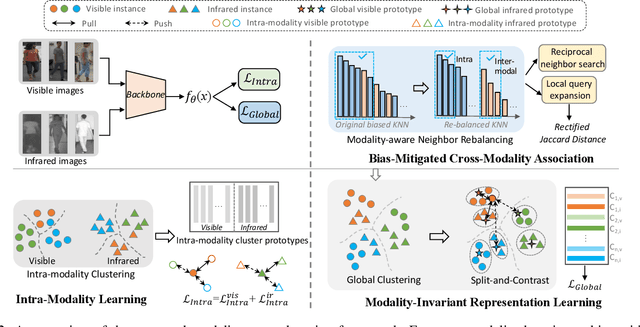 Figure 3 for Modality-Aware Bias Mitigation and Invariance Learning for Unsupervised Visible-Infrared Person Re-Identification