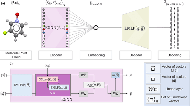 Figure 1 for Multi-Type Point Cloud Autoencoder: A Complete Equivariant Embedding for Molecule Conformation and Pose
