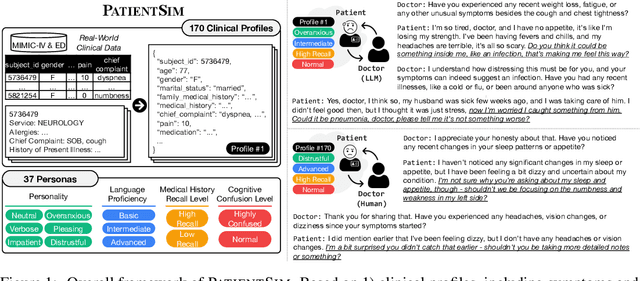 Figure 1 for PatientSim: A Persona-Driven Simulator for Realistic Doctor-Patient Interactions