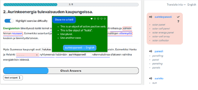 Figure 4 for Linguistic Constructs as the Representation of the Domain Model in an Intelligent Language Tutoring System