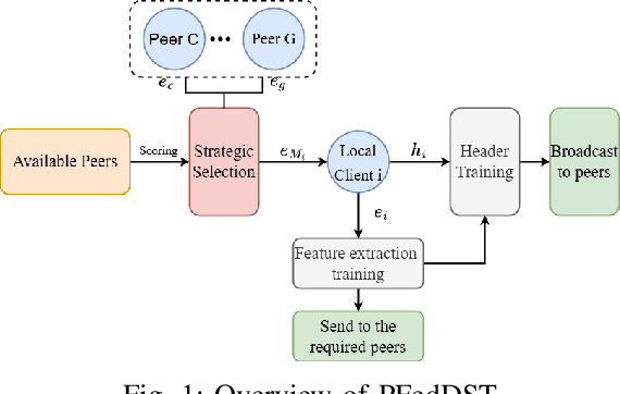 Figure 1 for PFedDST: Personalized Federated Learning with Decentralized Selection Training