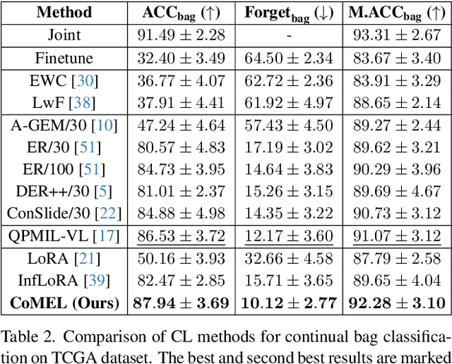 Figure 4 for Continual Multiple Instance Learning with Enhanced Localization for Histopathological Whole Slide Image Analysis