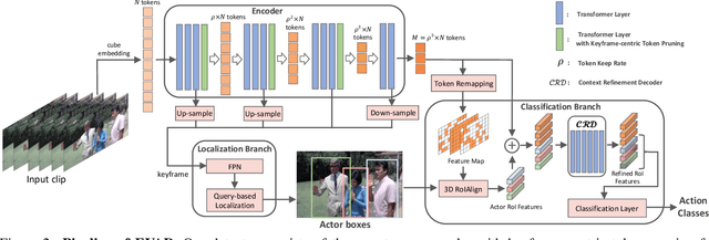 Figure 3 for Efficient Video Action Detection with Token Dropout and Context Refinement