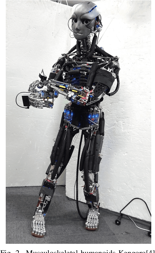 Figure 4 for Modification of muscle antagonistic relations and hand trajectory on the dynamic motion of Musculoskeletal Humanoid