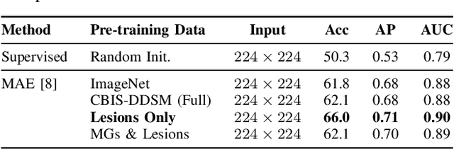 Figure 3 for MIRAM: Masked Image Reconstruction Across Multiple Scales for Breast Lesion Risk Prediction