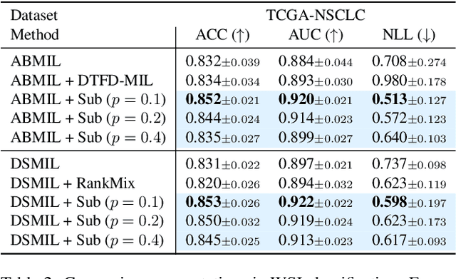 Figure 4 for Slot-Mixup with Subsampling: A Simple Regularization for WSI Classification